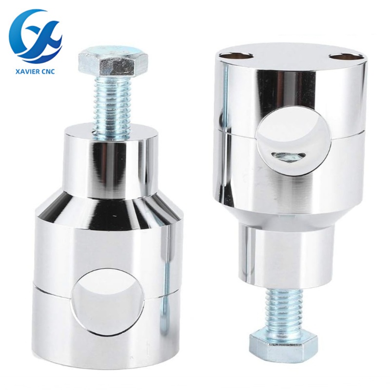 OEM CNC Machining High Quality Motorcycle Handlebar Clamp 25mm Handlebar Riser Clamp