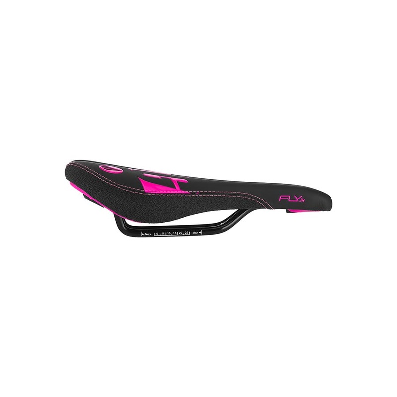 SDG Fly Jr Saddle Steel Rails – Blk/Pink