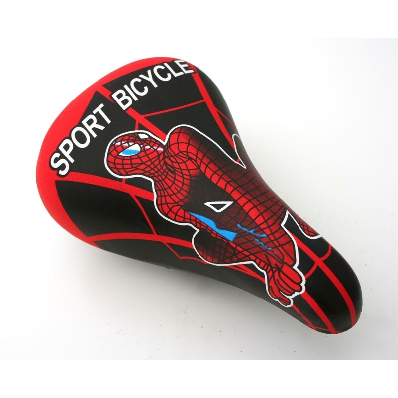 Spiderman Children’s Bicycle Kids Comfort Saddle With Seat Post Clamp