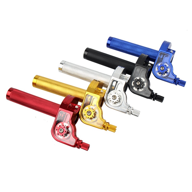 22mm Universal Motorcycle CNC Aluminum Accelerator Throttle Twist Grips Handlebars Motorcycle Throttle