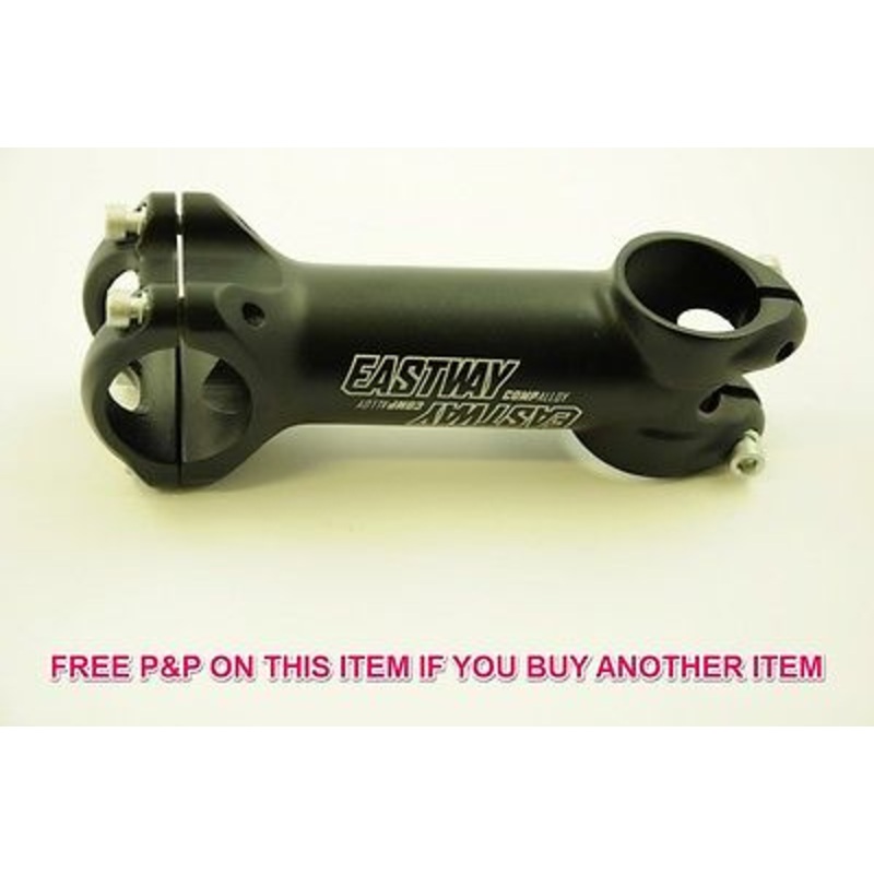 EASTWAY COMP ALLOY ULTRA-LIGHT AHEAD HANDLEBAR STEM 110mm SATIN BLACK 50% OFF