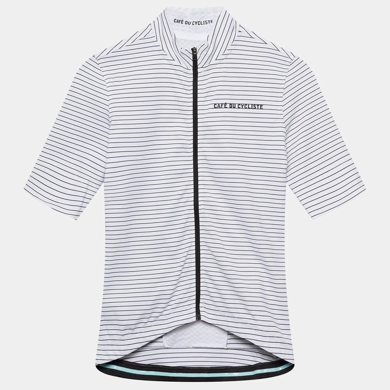 Maglia donna Cafe du Cycliste Francine – Bianco