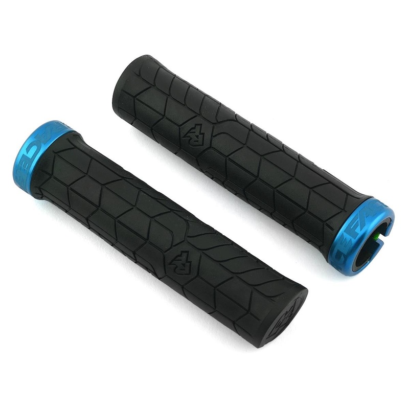 Race Face Getta Grips (Black/Turquoise) (30mm)