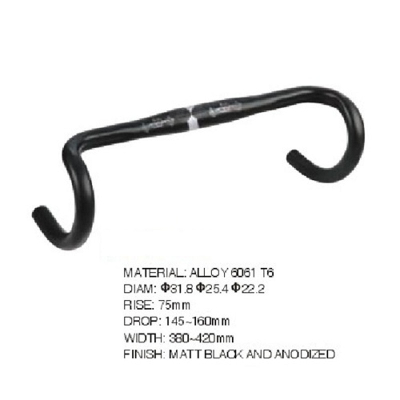 Alloy 6061 Bicycle Handlebar for City Bike (HFW-026)