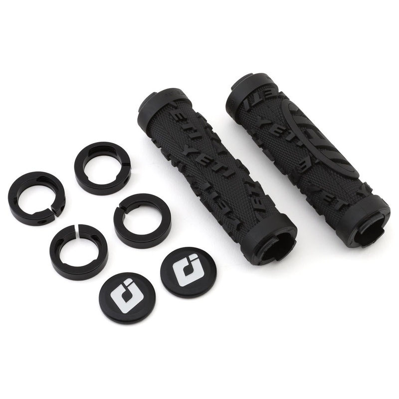 ODI Yeti Hard Core Lock-On Grips (Black) (120mm) (Bonus Pack)