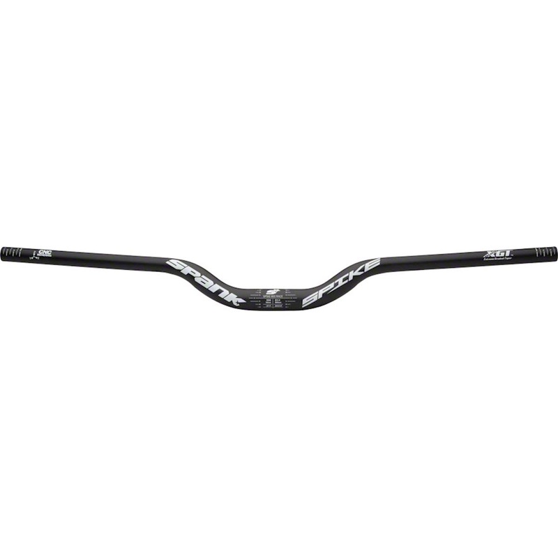 Spank Spike Race Riser Bar (Black) (31.8mm) (50mm Rise) (800mm) (4/8 Sweep)