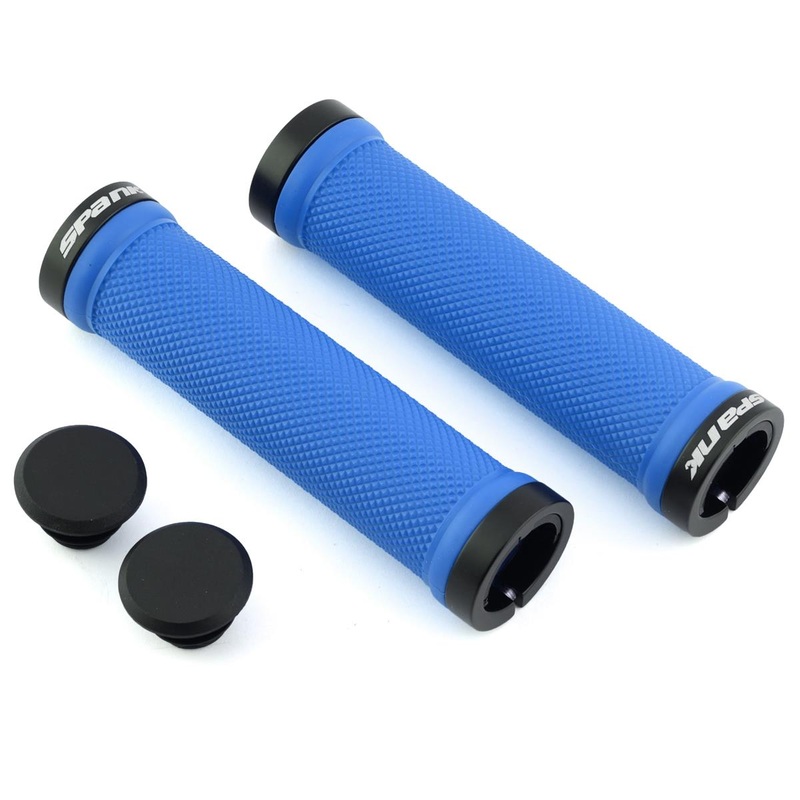 Spank Spoon Lock-On Grips (Blue)