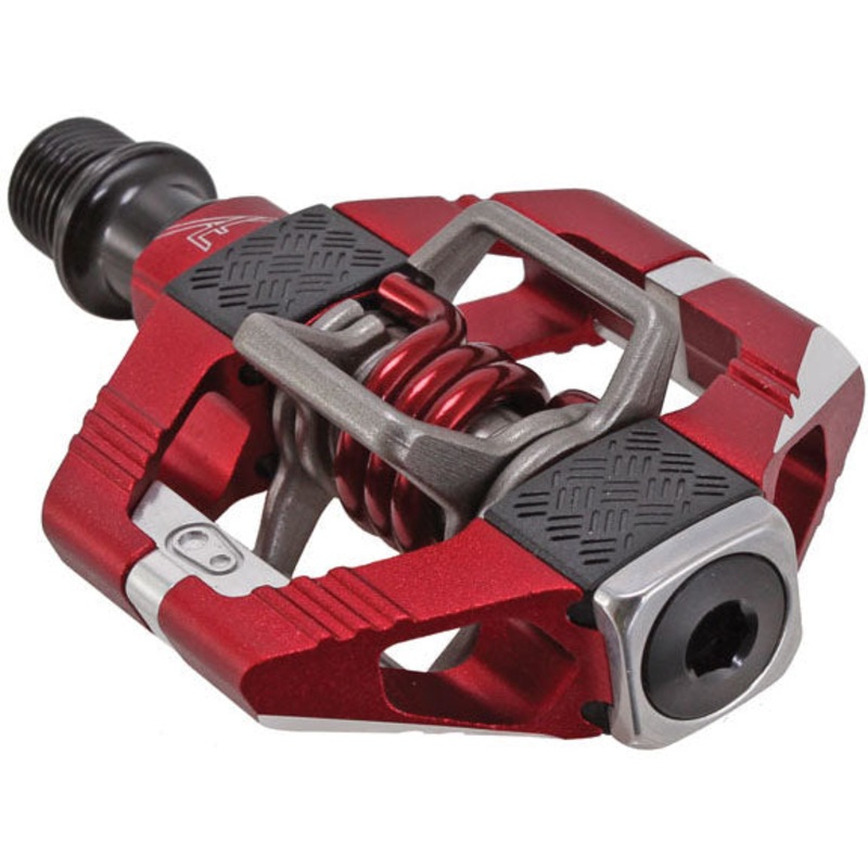 Crankbrothers Candy 7 Pedals – Dual Sided Clipless Aluminum 9/16 Red