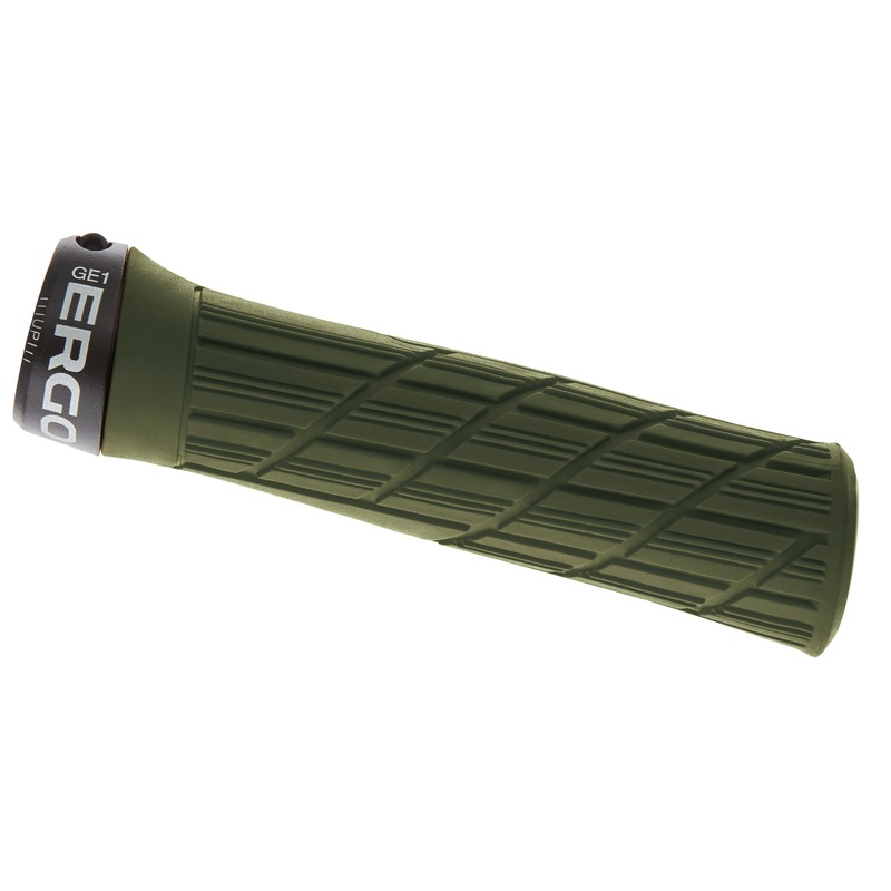 Ergon GE1 Evo Slim Grips – Deep Moss Lock-On