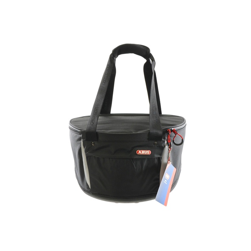 FRONT BIKE BASKET ABUS ONYX BIBABAG MODERN LUXURY CLIP ON CLIP OFF 57% OFF RRP