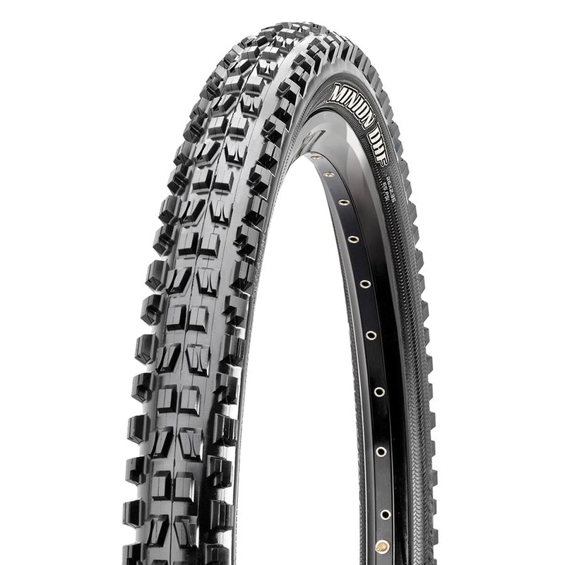 Maxxis Minion DHF Tire – 27.5 x 2.3 Tubeless Folding Black Dual Compound EXO
