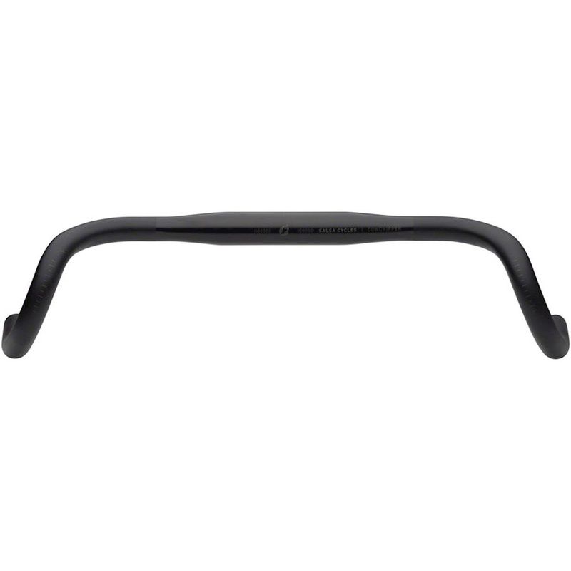 Salsa Cowchipper Deluxe Drop Handlebar (Black) (31.8mm) (42cm) (24 Flare)