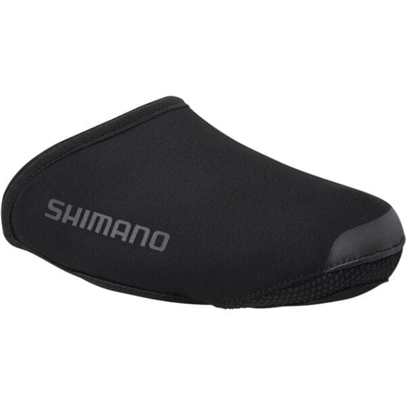 Shimano Clothing Unisex, Dual Softshell Toe Cover, Black, Size XXL (47-49)