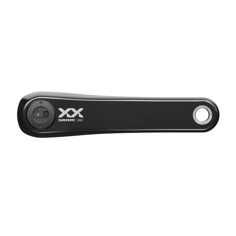 SRAM XX Eagle T-Type AXS Wide Left Crank Arm Power Meter Spindle – 165mm 12-Speed DUB Spindle Interface Carbon BLK D1