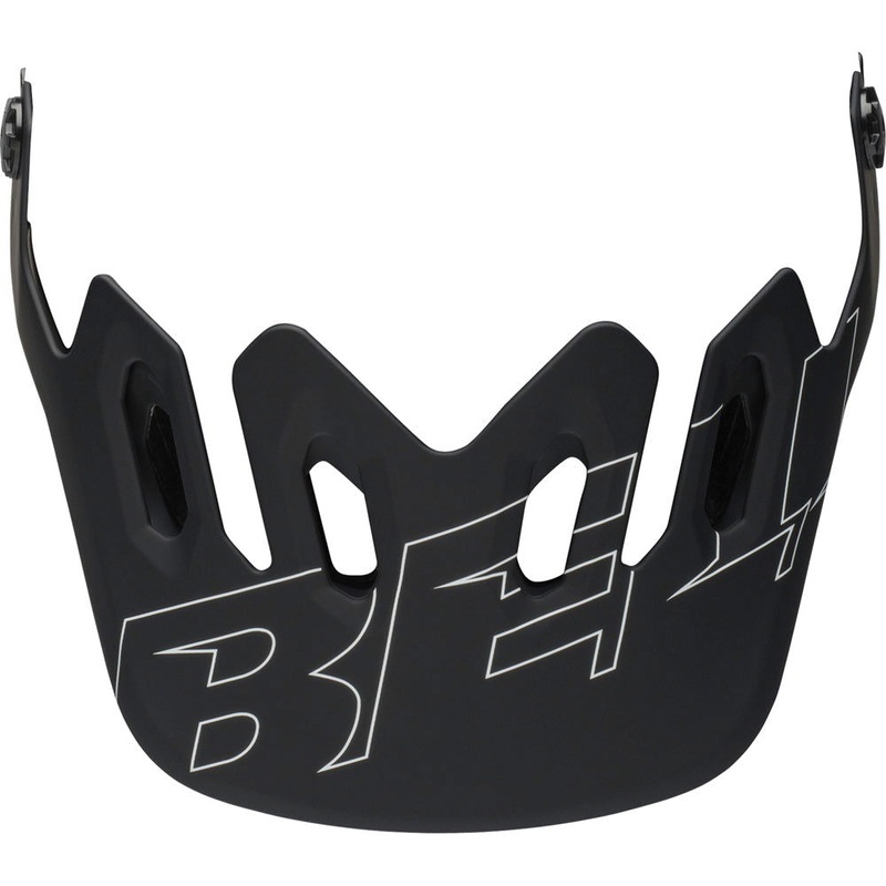 Bell Super 3R Visor|Bell Super 3/3R Visor Black/White