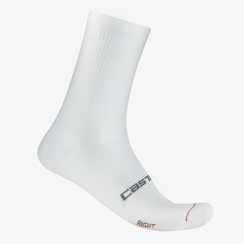 Calze Castelli Espresso 18 – Bianco