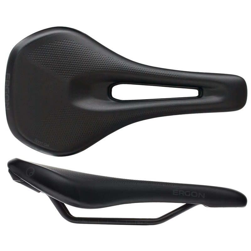 Ergon SM Sport Gel Saddle – Chromoly Stealth Womens Small/Medium