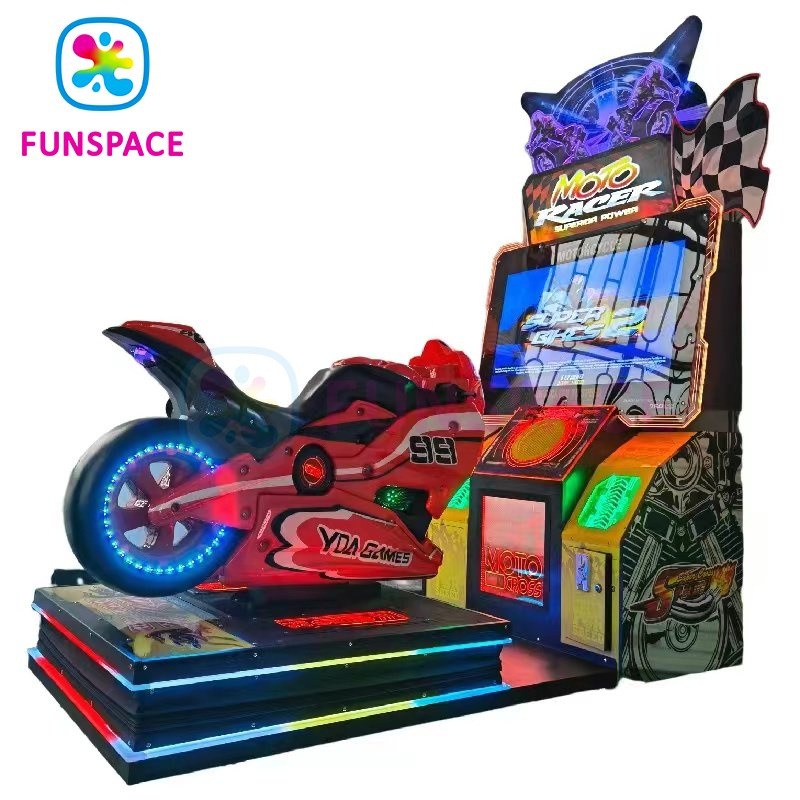 Indoor Arcade Amusement Machine Dynamics Video Coin Operated Moto Bike Driving Simulator SIM Racing Game Motorcycle