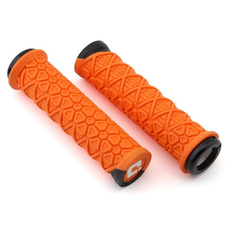 ODI Vanquish Lock-On Grips (Orange/Black)
