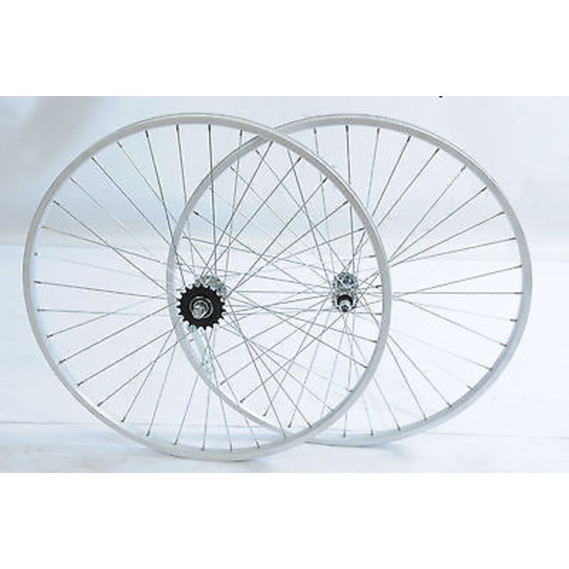 PAIR 26 x 1 3-8 590 RIM ALLOY WHEELS PEDAL BACK BRAKE COASTER BRAKE REAR HUB