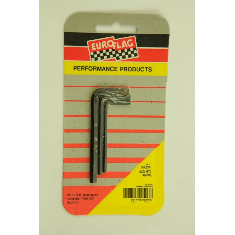 TREBLE SET OF ALLEN KEYS 4-5-6mm GREAT TOOLS FOR BIKE MECHANICS & HOME USE DIY