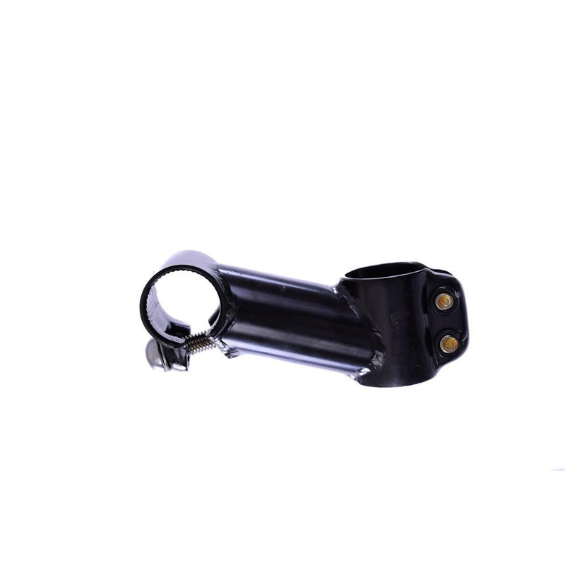 AHEAD MTB 25.4mm HANDLEBAR STEM 80mm LONG WITH 25 DEGREE RISE BLACK LOW PRICE