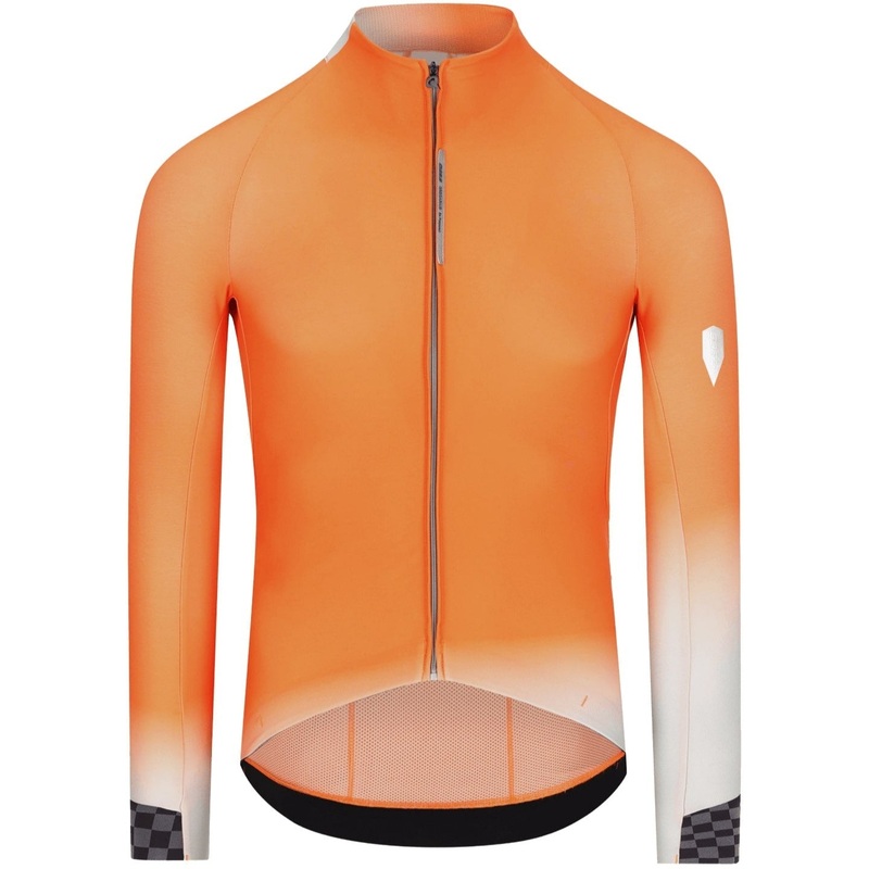 Maglia maniche lunghe Q36.5 Gregarius Hybrid Collar Fade – Orange