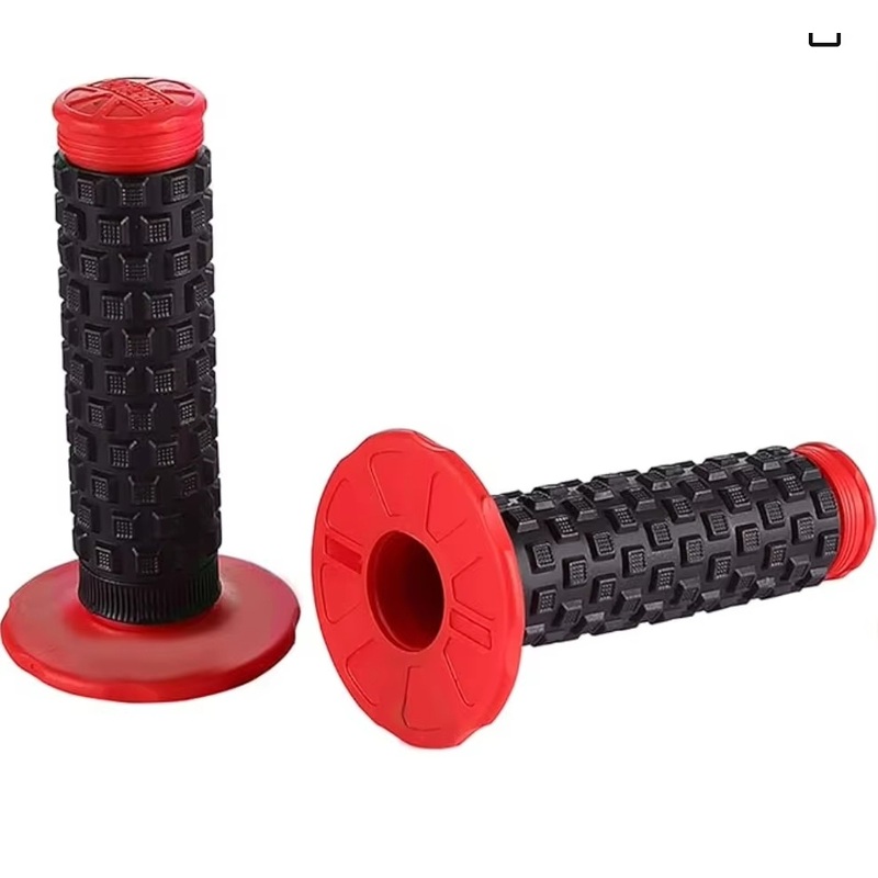 Motorcycle Grips 7/8 Dirt Bike Grip Pillow Top Grips Rubber Anti-Slip Universal Handlebar Racing for Motocross ATV