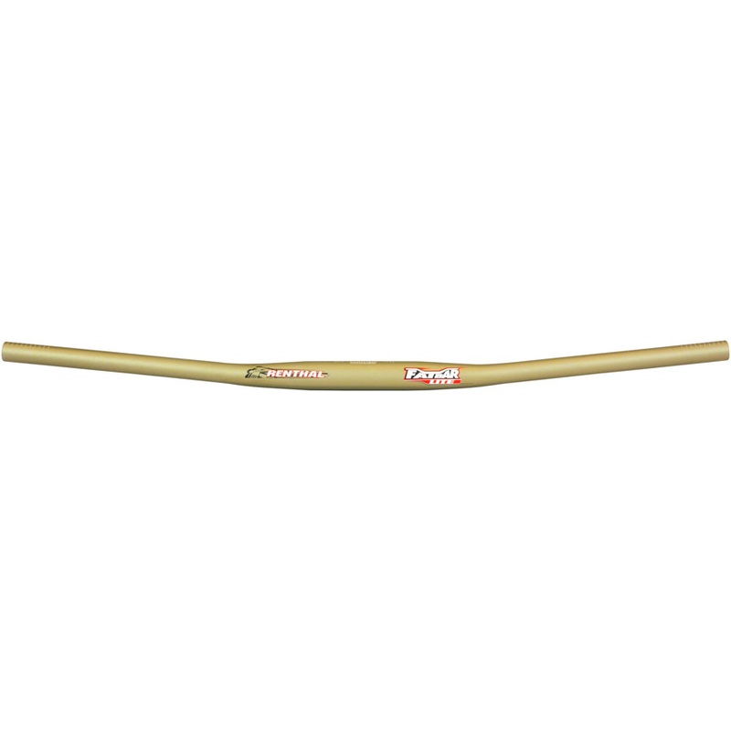 Renthal FatBar Lite Zero Handlebar – Aluminum 0mm 780mm 31.8mm Gold V2