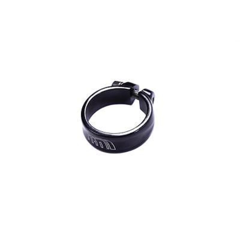 34.9mm SLIM FINE FINISH ALLOY SEATPOST CLAMP GLOSS BLACK MTB,ROAD BIKE,FIXIE,ETC