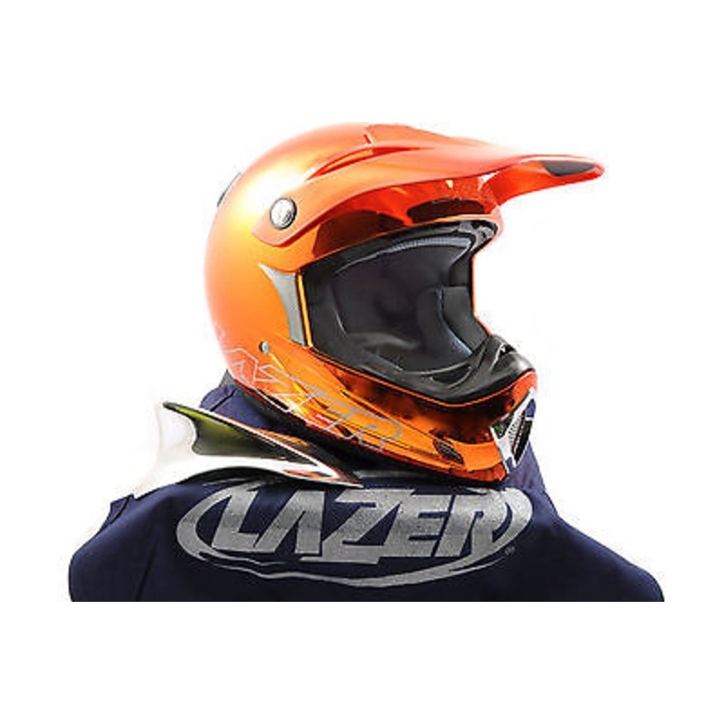 Lazer MX6 XPRO Full Face Bike Helmet Downhill, Jump, BMX 3 Sizes 50% Off RRP Orange