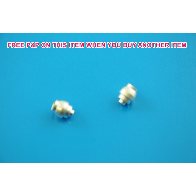 PAIR OLD SCHOOL BMX DIA-COMPE TYPE ALLOY BRAKE LEVER CABLE OUTER STOP FERRULES