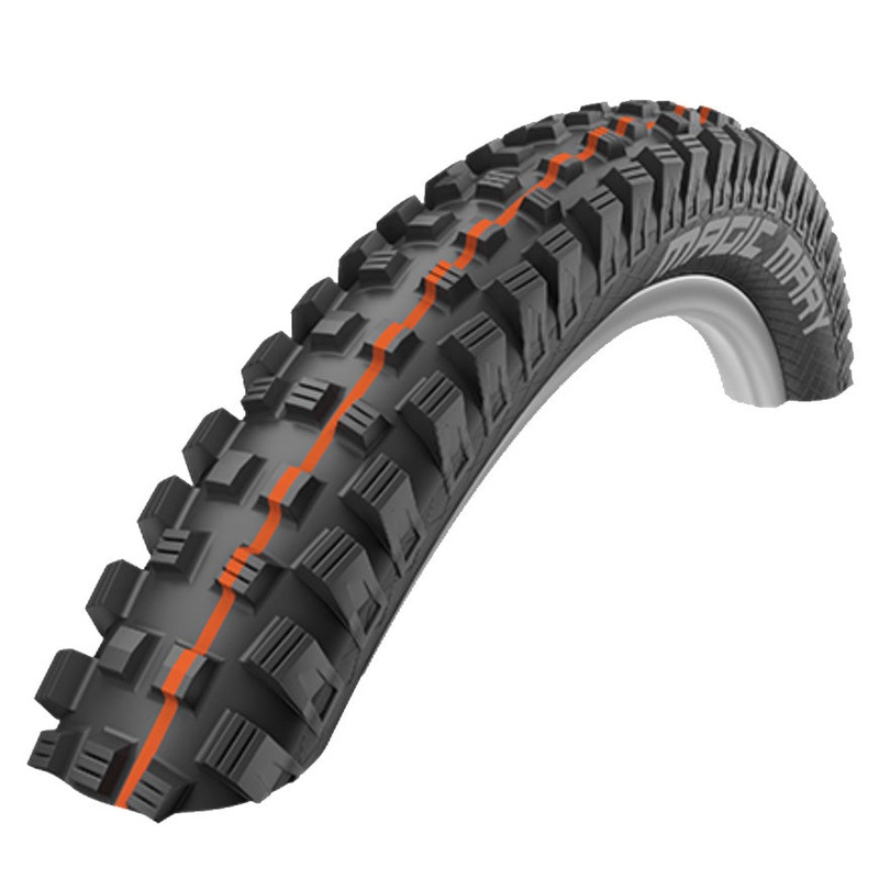 Schwalbe Magic Mary Tire – 29 x 2.4 Tubeless Folding BLK Evolution Line Addix Soft Super Trail