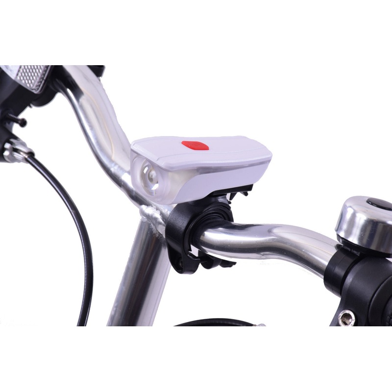 USB RECHARGEABLE BIKE LIGHTS FRONT HEAD LIGHT SUPER BRIGHT WHITE 360 DEGREE