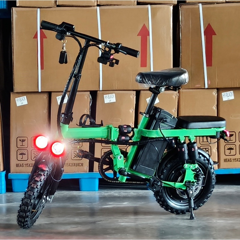 Collapsible 2-Wheel 14-Inch Winter Tires for Electric Bikes