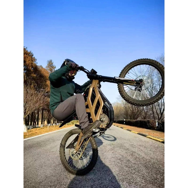 Electric Dirt Bike Motor 72V 5000W Peak Power 10kw 120km Range