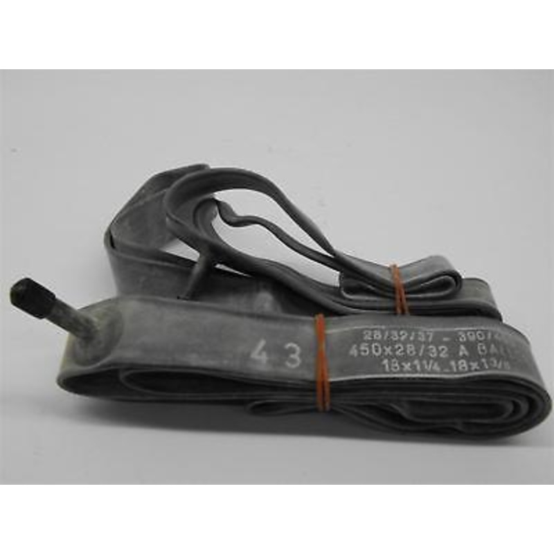 RALEIGH EIGHTEEN,CHOPPER ERA,VINTAGE PAIR OF 18 x 1 3-8 CAR-SCHRADER INNER TUBES