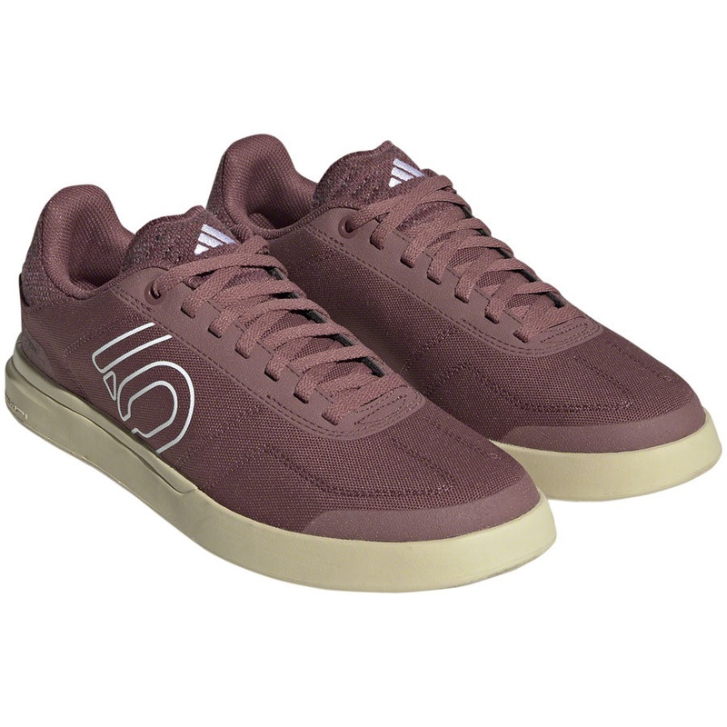 Five Ten Sleuth Deluxe Canvas Flat Shoes – Womens Quiet Crimson/Ftwr White/Core BLK 8.5