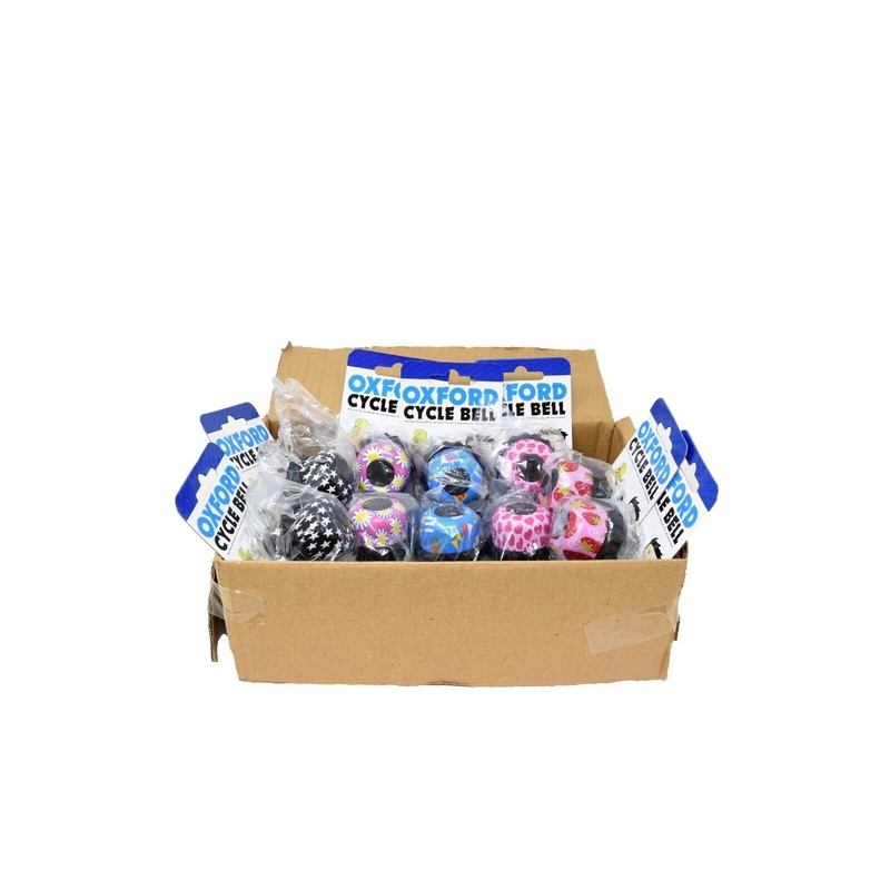 Job Lot Of 10 Oxford Kids / Children’s Fun Design Bicycle Twist Bells