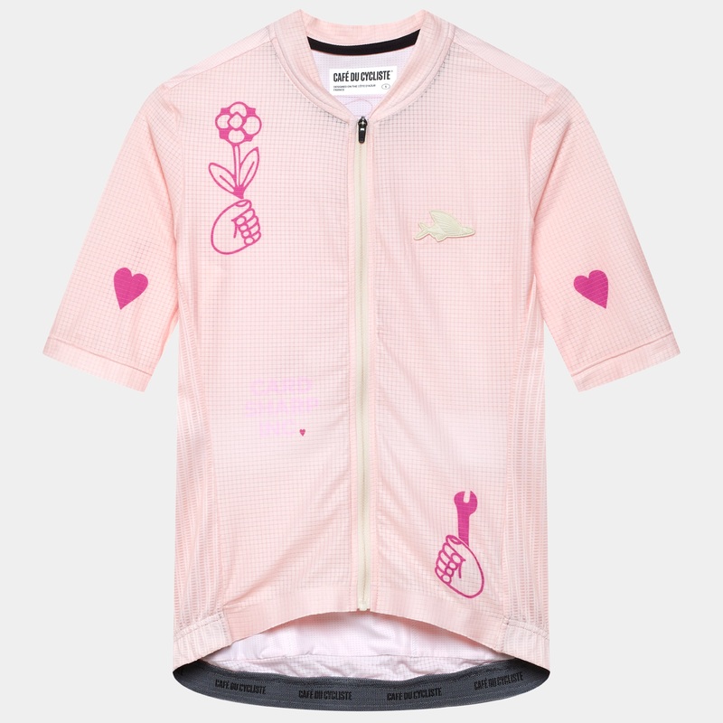 Maglia donna Cafe du Cycliste Angeline – Rosa