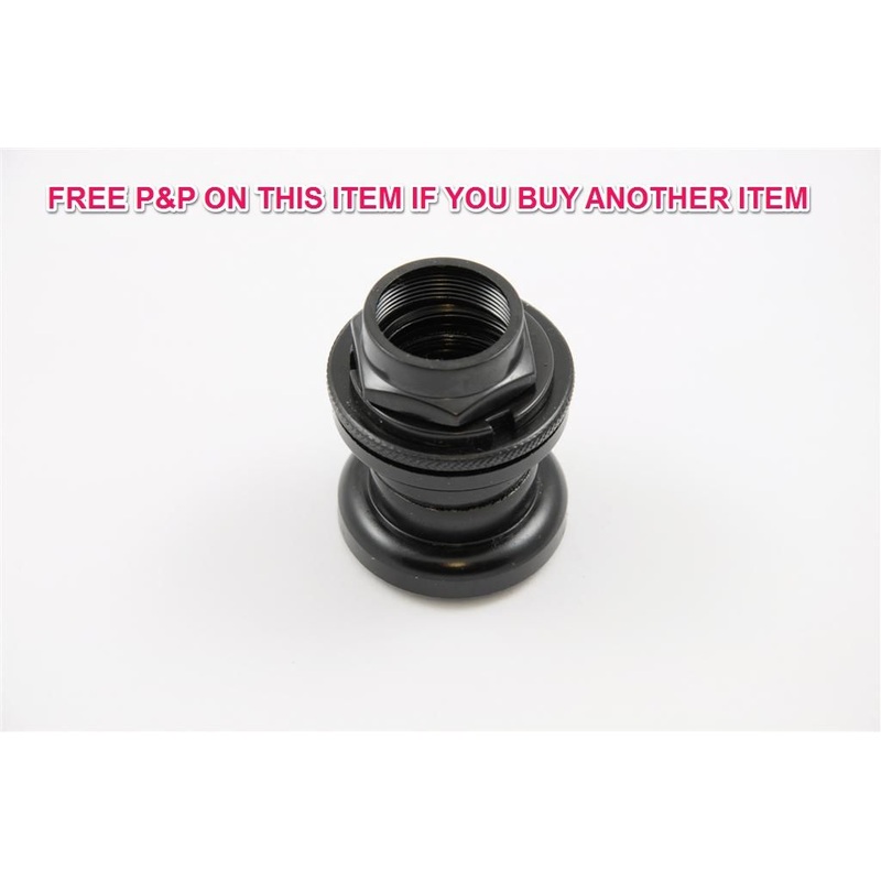 30mm BIKE FULL HEADSET 1 STEERER BLACK STANDARD SIZE FOR MOST CYCLES