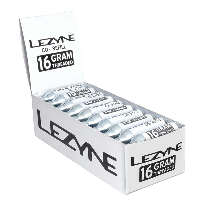 Lezyne 16g CO2 Cartridge Display Box of 30