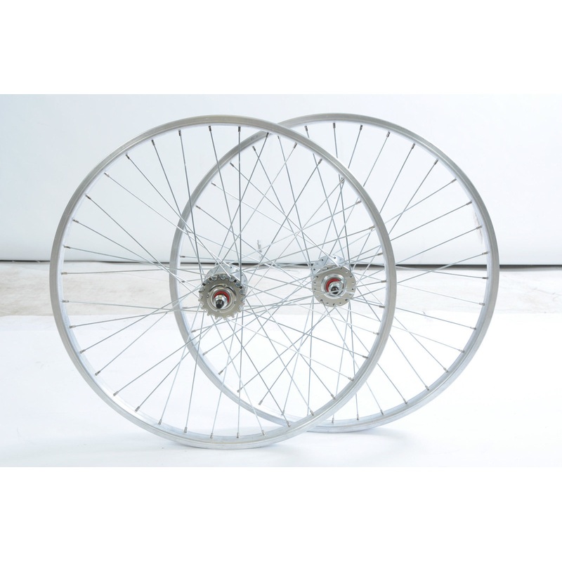 PAIR 24 x1.75 (507-21) RIM FLIP FLOP BIKE FIXIE WHEELS SEALED HUBS JUNIOR MTB