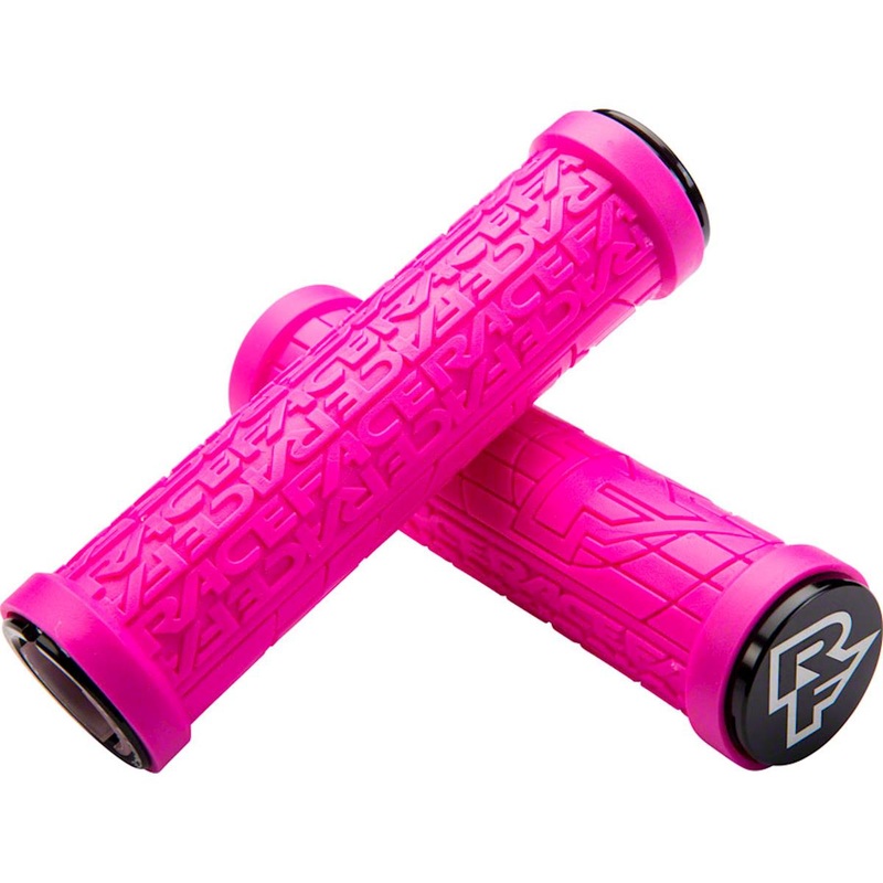 Race Face Grippler Lock-On Grips (Magenta) (30mm)