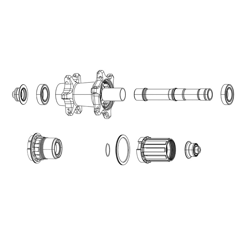 Zipp Hub Freehub Kit – Zm2Sl For Shimano Microspline: