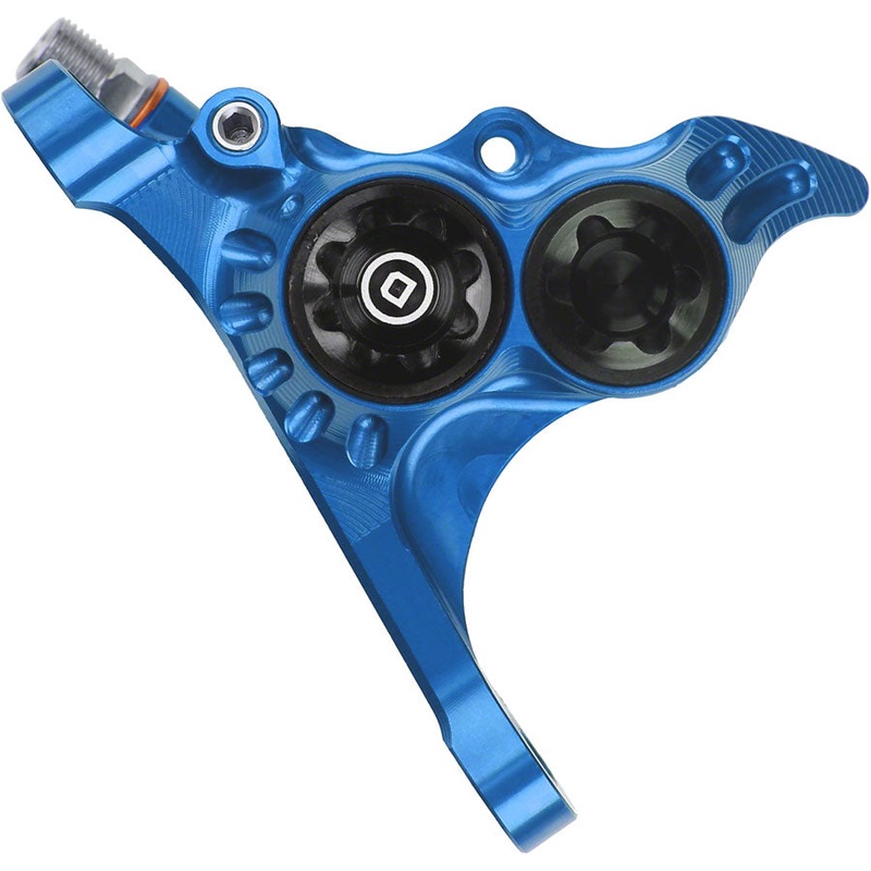 Hope RX4+ Disc Brake Caliper – Flat Mount Front +20mm DOT Type Blue