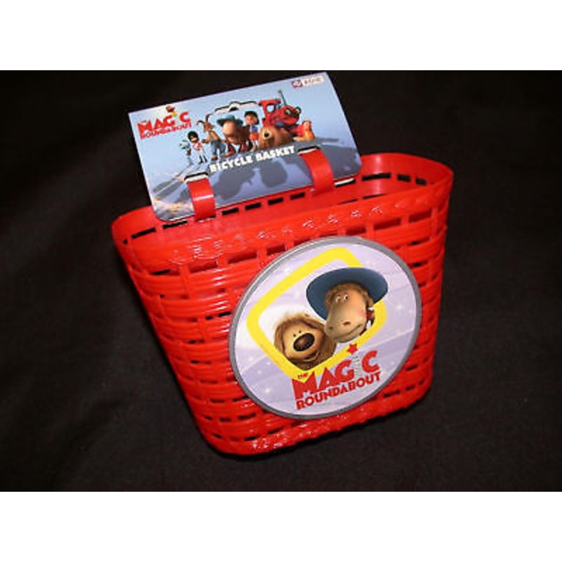 MAGIC ROUNDABOUT KIDDIES BIKE BASKET GREAT VALUE IDEAL GIFT FOR ANY CHILDS BICYCLE