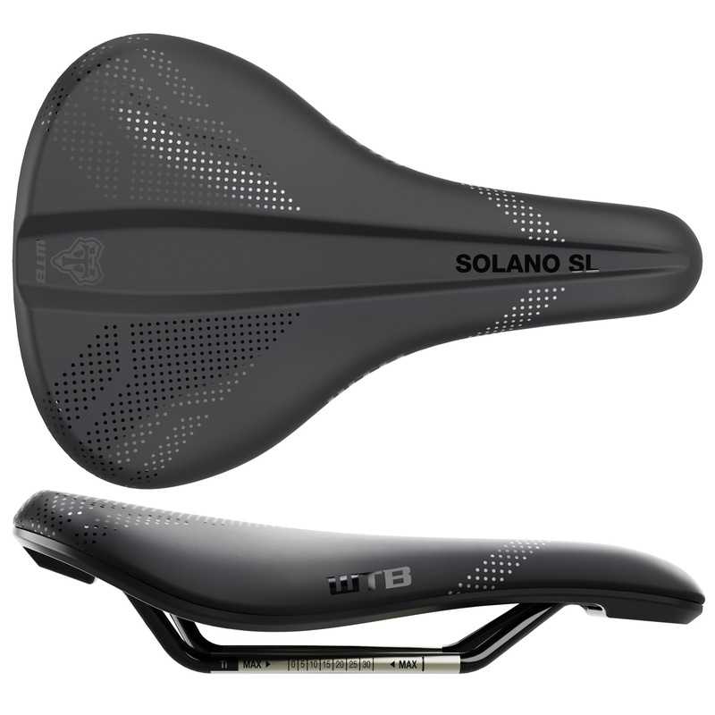WTB Solano SL Saddle – Titanium Black Wide Fusion Form