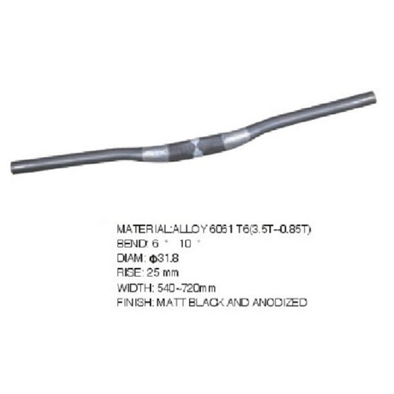 Bike Parts Alloy 6061 T6 Bicycle Handlebar (HFW-024)
