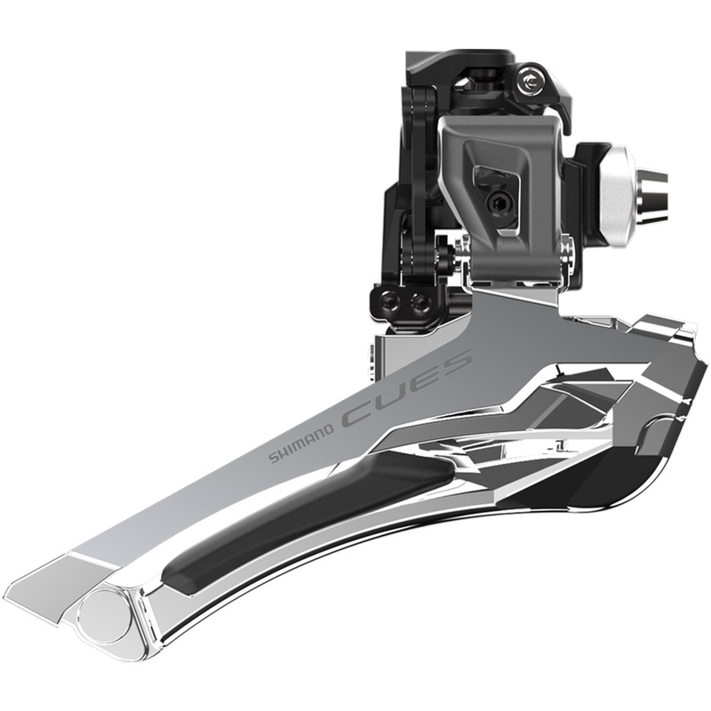 Shimano CUES FD-U6030 CUES double front derailleur 9/10-speed, down swing/pull, braze-on